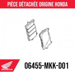 Plaquettes avant Honda