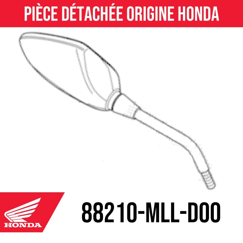 88210-MLL-D00 : Espejo retrovisor original Honda CB1000GT Honda CB1000