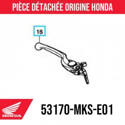 53170-MKS-E01 : Honda CB1000GT Brake Lever Honda CB1000