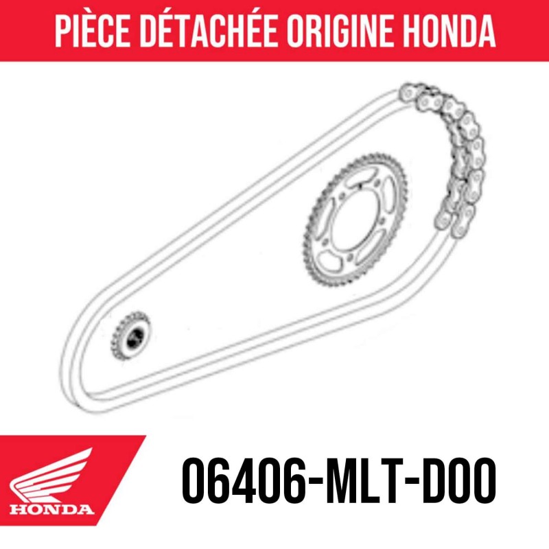 06406-MLT-D00 : Kit de cadena Honda CB1000GT Honda CB1000