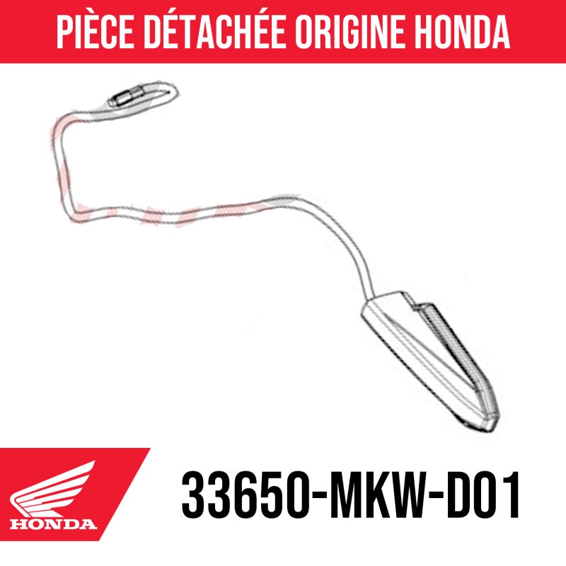 33650-MKW-D01 : Rear Indicator for Honda CB1000F Honda CB1000