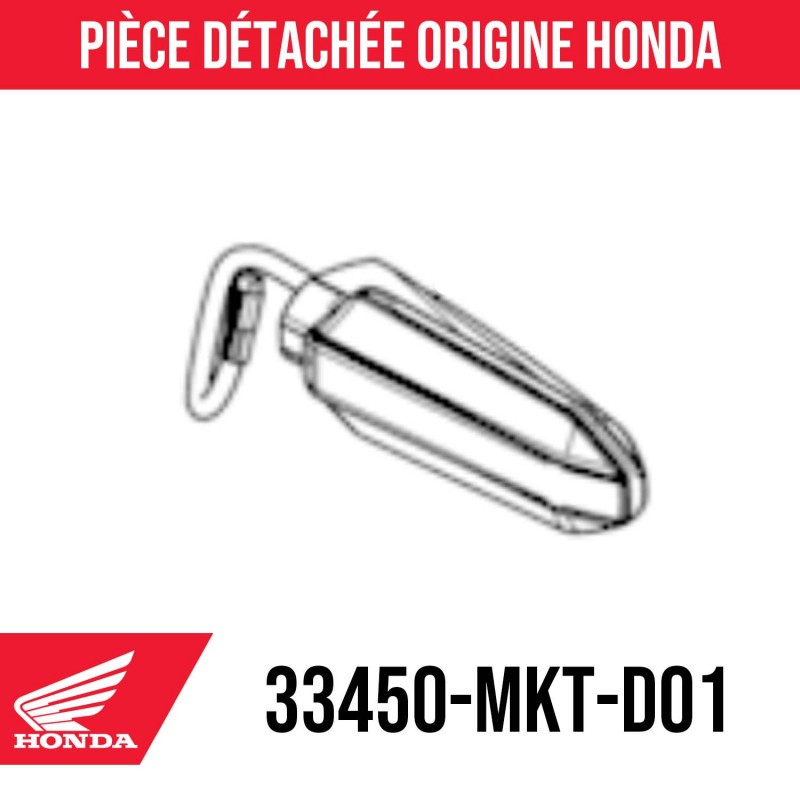 33450-MKT-D01 : Intermitente delantero Honda CB1000F Honda CB1000
