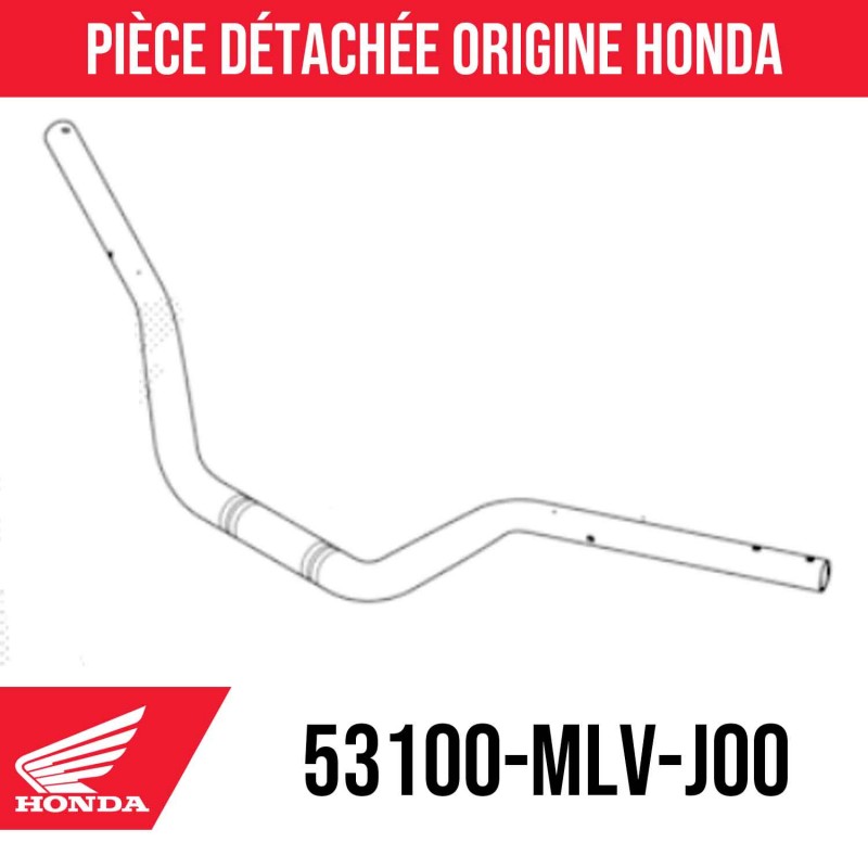 53100-MLV-J00 : Manubrio originale per Honda CB1000F Honda CB1000